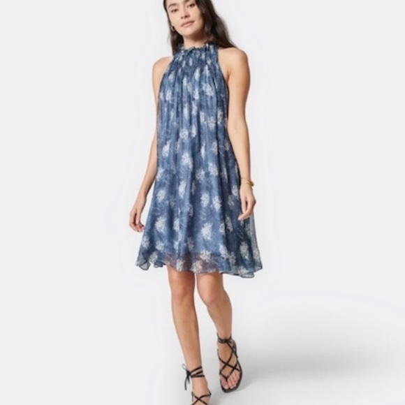 Joie Sleeveless Mini Dress Baltic Print Size Small - Picture 2 of 16